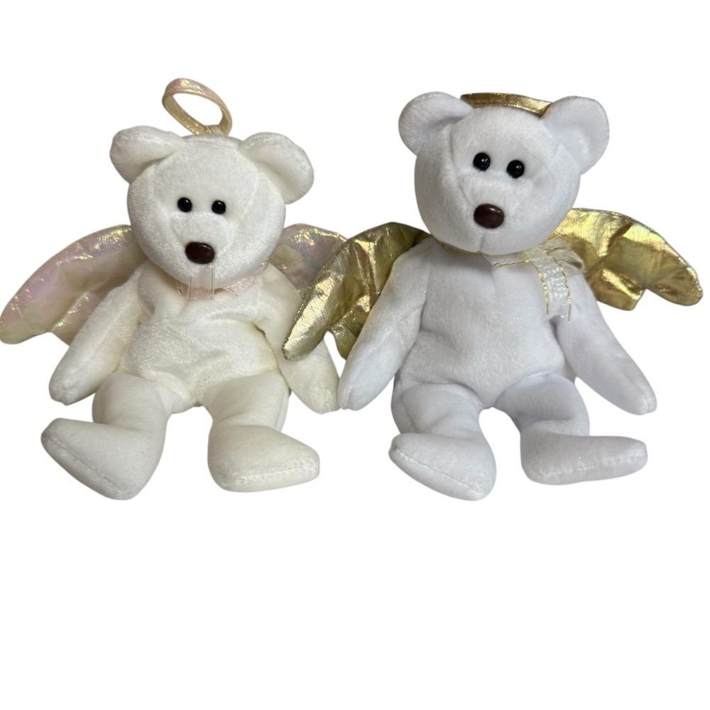TY BEANIE BABIES 2 x Angels Angel Plush Toy
